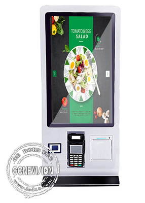 24&quot; Restaurant Countertop Touch Screen Self Service Kiosk With POS