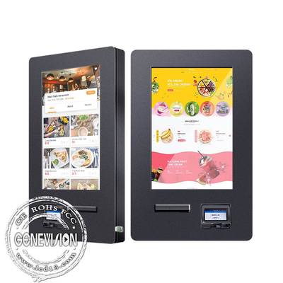 Self Service Payment Kiosk Touch Screen Wall Mounted Ip65