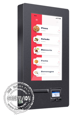 Capacitive Touch Screen Self Service Bill Payment Machine 32 Inch IP65 Waterproof