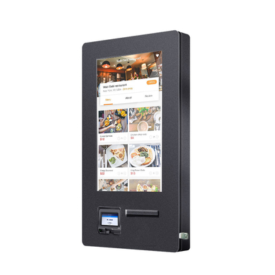 Outdoor Waterproof Self Service Payment Kiosk Wall Mounted