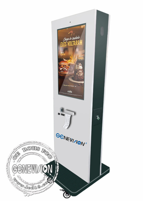 32&quot; Scanner Outdoor Touch Screen Self Service Kiosk With Printer Waterproof IP65