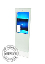 China Ultra HD Lcd Standing Self Help Touch Screen Kiosk All In One With Web Camera supplier