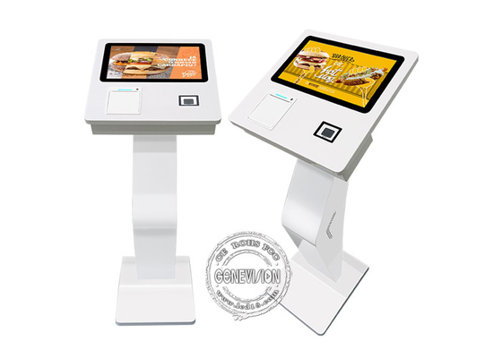 15.6'' Touch Screen Terminal Self Service Kiosk With Printer 2D Scanner