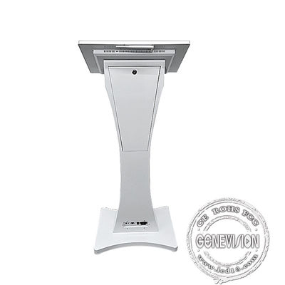 21.5 Inch LCD Self Service Kiosk Printer And Scanner Built In Floor Stand