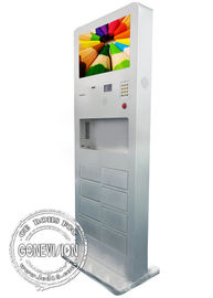 Cell Phone Charging Kiosk Digital Signage Touch Screen , Totem Digital Signage