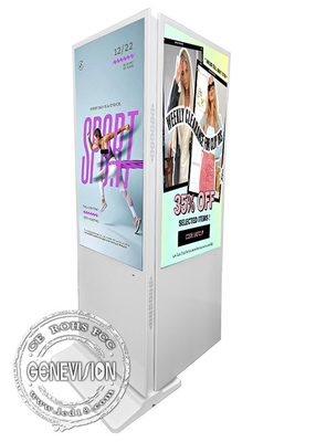 Indoor 55 Inch Screen Double Sided Kiosk For Shopping Mall Advertising