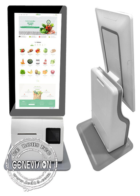 Desktop 15.6 Inch Self Service Kiosk Touch Screen For Retail Catering Hospitality
