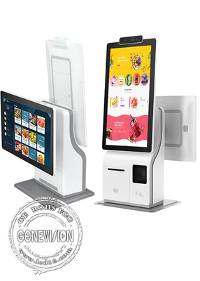 Desktop 15.6 Inch Self Service Kiosk Touch Screen For Retail Catering Hospitality