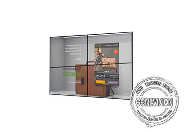 46 Inch Did Video Wall Transparent Video Display , Big Advertising Wall Window Screen