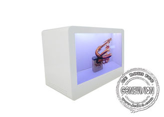 32&quot; Magical Industrial Transparent Lcd Showcase SD card update Advertising Box in High Brightness of 500cd/m2