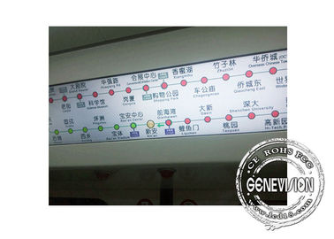 Shockproof 28.8inch Open Frame Train Bar Display 700cd / M2 Subway Digital Signage Gps Stretched Display