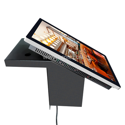 15.6 Inch Touch Payment Kiosk With Angle Side Mounted Display