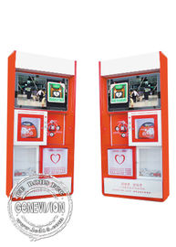 Lcd Display Cabinet Kiosk Digital Signage With Wifi , Aed Emergency Cardiac First Aid Advertising Station