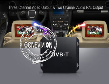 HD DVB - T Car Digital TV Receiver with 2 Dibcom tuners active amplified antenna
