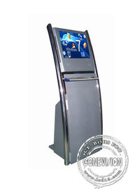 Interactive Touch Screen Kiosk , 22 Inch All In One Floor Standing Kiosk