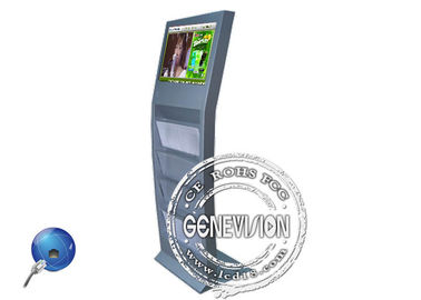 19 inch WIFI Magazine Holder 3G Digital Signage Kiosk Android Totem with Book Holder