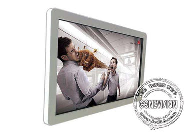 Resistance Touch Screen Wall Mount Lcd Display / Lcd Ad Player Wide Viewing Angle