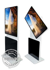 Rotating Touch Screen Terminals Floor Standing Interactive  Kiosk Wifi Digital Signage