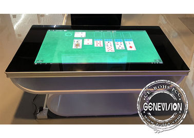 China 700Cd / m2 Windows 10 Wifi Digital Signage 43 inch Waterproof PCAP Touch Table Wireless Charging supplier