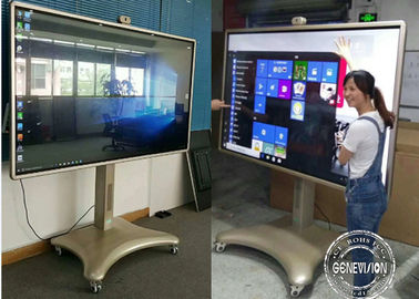 86 Inch Interactive Touch Screen Whiteboard I3 I5 I7 OPS PC Inbuilt Camera Microphone Speaker Video Conference System