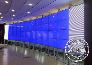 Narrow Bezel Digital Signage Floor Stand 49&quot; 55&quot; 65&quot; Video Wall High Brightness