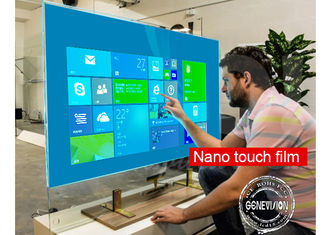 Interactive Capacitive Touch Foil Film PCAP Touch Screen Kiosk Transparent Nano Touch Wall