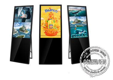Free Standing Interactive Signage Display 43&quot; Android Portable Advertising Kiosk