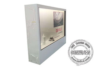 Factory price 21.5 Inch  Transparent Lcd digital Showcase Monitor  For Advertising Exhibition With Touch Screen PC