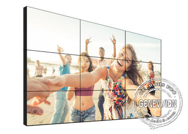 TV Diy Digital Signage Video Wall 1.7mm 49 Inch 3*3 4K DID Touch Screen Kiosk