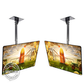 Roof Hang Wall Mount LCD Display 500cd/m2 Brightness Android / PC OS For Restaurant
