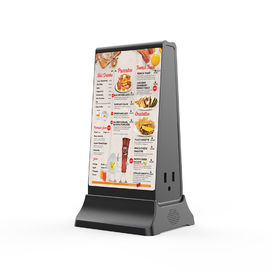 Vertical LCD Digital Advertising Player Wifi Public Mobile Phone Charging Kiosk 7''