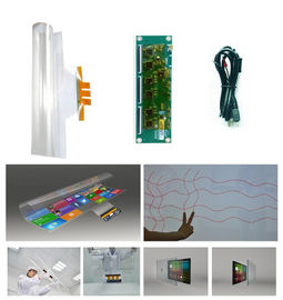 Transparent Flexible Touch Screen Frame Monitors Open Frame 10 Points For LCD Kiosk