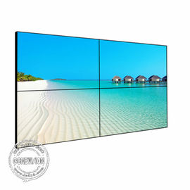 Full HD LCD Digital Signage Seamless Video Wall 55 Inch Ultra Thin Bezel With  Bracket