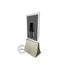 55&quot; Transparent Glass LG Screen LCD Digital Signage Kiosk Capacitive Touch Advertising Player