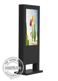 Free Standing Outdoor Advertising LCD Display 43 Inch Waterproof Kiosk 1920*1080