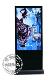 IR Touch Screen Kiosk LCD Advertising Totem 49 Inch Android 7.1 With  In