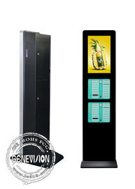 Power Bank Rental Station Cell Phone Charging Lcd Kiosk 43 Inch Advertising Machine