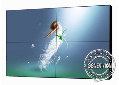 Narrow Seamless Bezel Wall Mount LCD Display 46'' 49'' 55'' 4K For Control Room