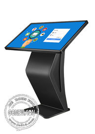 Black Windows 10 Interactive Touch Screen Kiosk 55 Inch With 5G For Exhibition