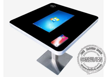 22 Inch Interactive Touch Screen Kiosk Coffee Touch Table Support Wireless Charging