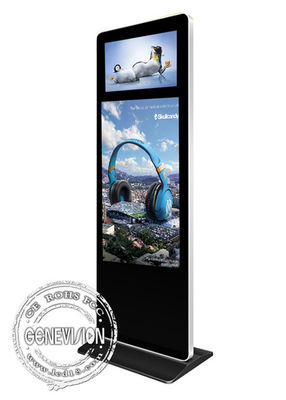 43&quot; And 21.5&quot; Two Screen Android Kiosk Digital Signage With WiFi