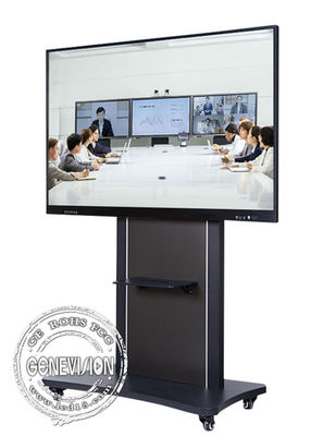 75&quot; AG Glass Android 8.0 Touch Screen Whiteboard For Zoom Remote Video Meeting