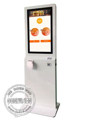 43&quot; Screen Queue Machine NFC Card Reader Self Service Kiosk 1920x1080 For Airport