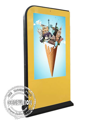 65&quot; IP65 Touch Screen Outdoor Digital Signage Displays 2500cd/m2