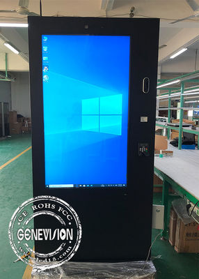 Doorbell 2000cd/m2 Outdoor Touch Screen Digital Signage Payment Kiosk With Inbuilt POS