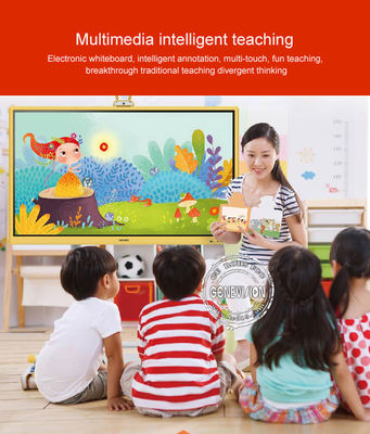 65 Inch Android Interactive LCD Touch Screen Whiteboard For Kindergarten