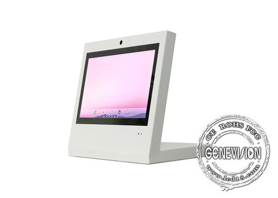 Desktop 13.3 Inch Android 8.1 LCD Digital Signage With Visitor Flow Statistic