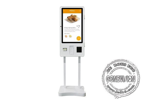 350cd/m2 32 Inch Front Webcam Design Touch Screen Kiosk Machine