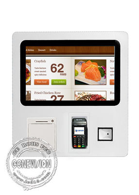 Ali Pay Support 21.5&quot; Wall Mount Touch Screen Self Service Kiosk