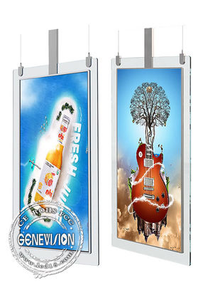 43&quot; 55&quot; 65&quot; Double Sided OLED Ceiling Mount Android Advertising Display